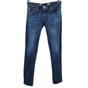 Adriano Goldschmied AG The Stilt Cigarette Leg Blue Jeans Women's 27 Made in USA